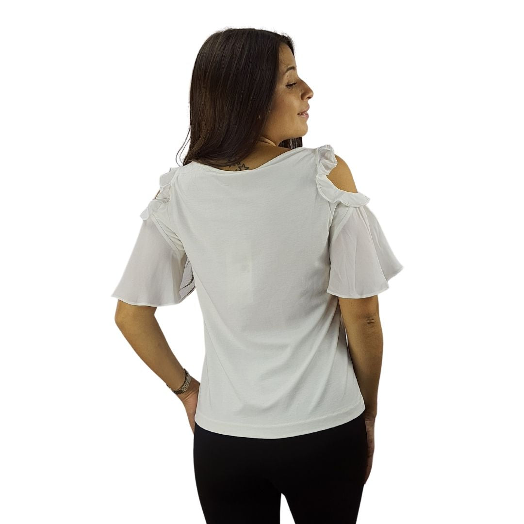 Blusa Vero Moda Blanco Style KINDER S/S JERSEY TOP(VMC-MM)