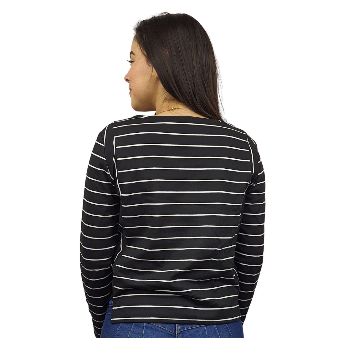 Blusa Vero Moda Negro Style BONY L/S TOP(UM)