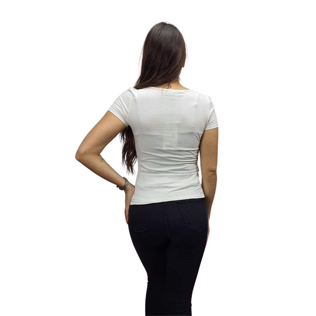 Polera Vero Moda Blanco Style KIRA S/S TOP(NL)