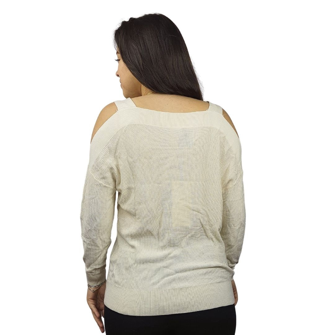 Blusa Vero Moda Beige Style ELLEN L/S KNIT(EL)