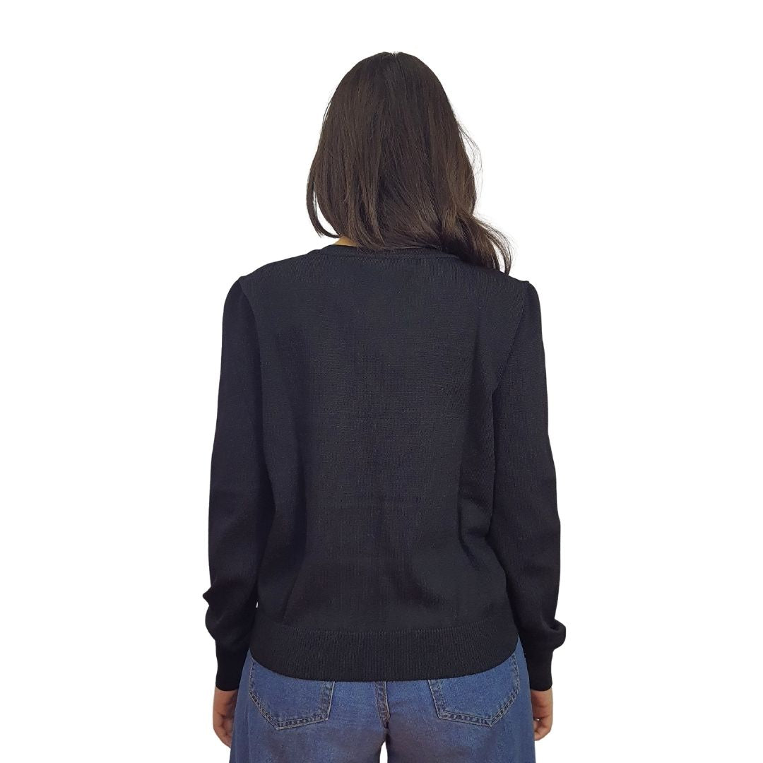 Sweater Vero Moda Negro Style JOANNA L/S KNIT(BT)