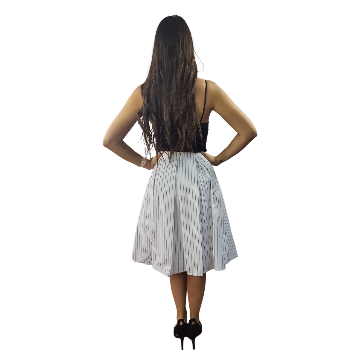 Falda Vero Moda Blanco Style JOLENE MIDI SKIRT(PM-EC-2)