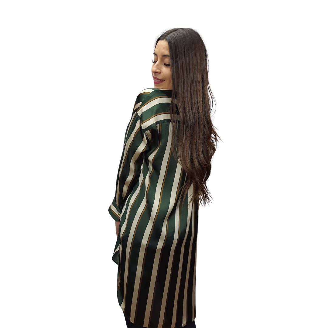 Blusa Vero Moda Verde Oscuro Style KAMA L/S SHIRT(FL)