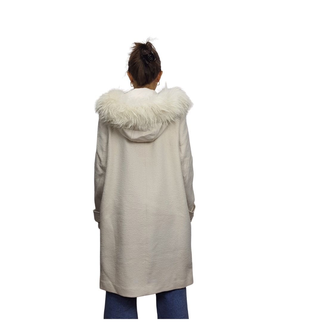 Parka Vero Moda Crema Style DAFFODIL L/S WOOL COAT(DR)