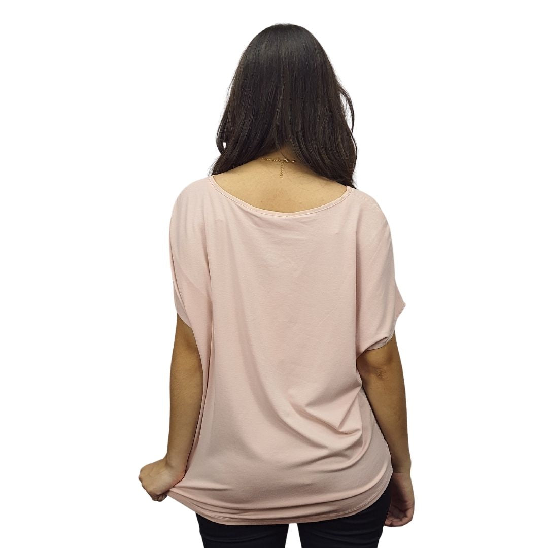 Blusa Vero Moda Rosa Vieja Style LUNA S/S TOP(CR)