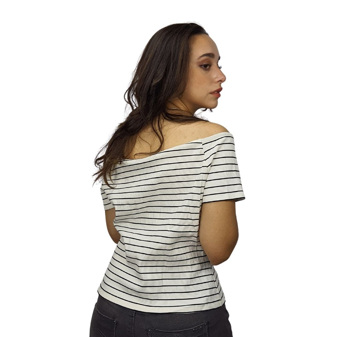 Blusa Vero Moda Blanco Style REBA S/S TOP(SD)