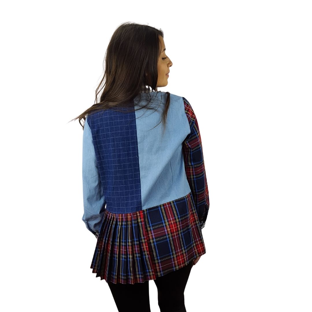 Camisa Vero Moda Azul Style LIDIA L/S DENIM SHIRT(DR)