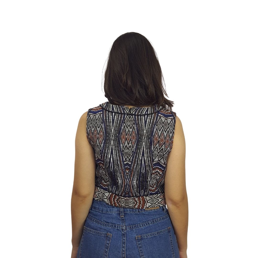 Top Vero Moda Azul Style ERICA S/L TOP(HH)