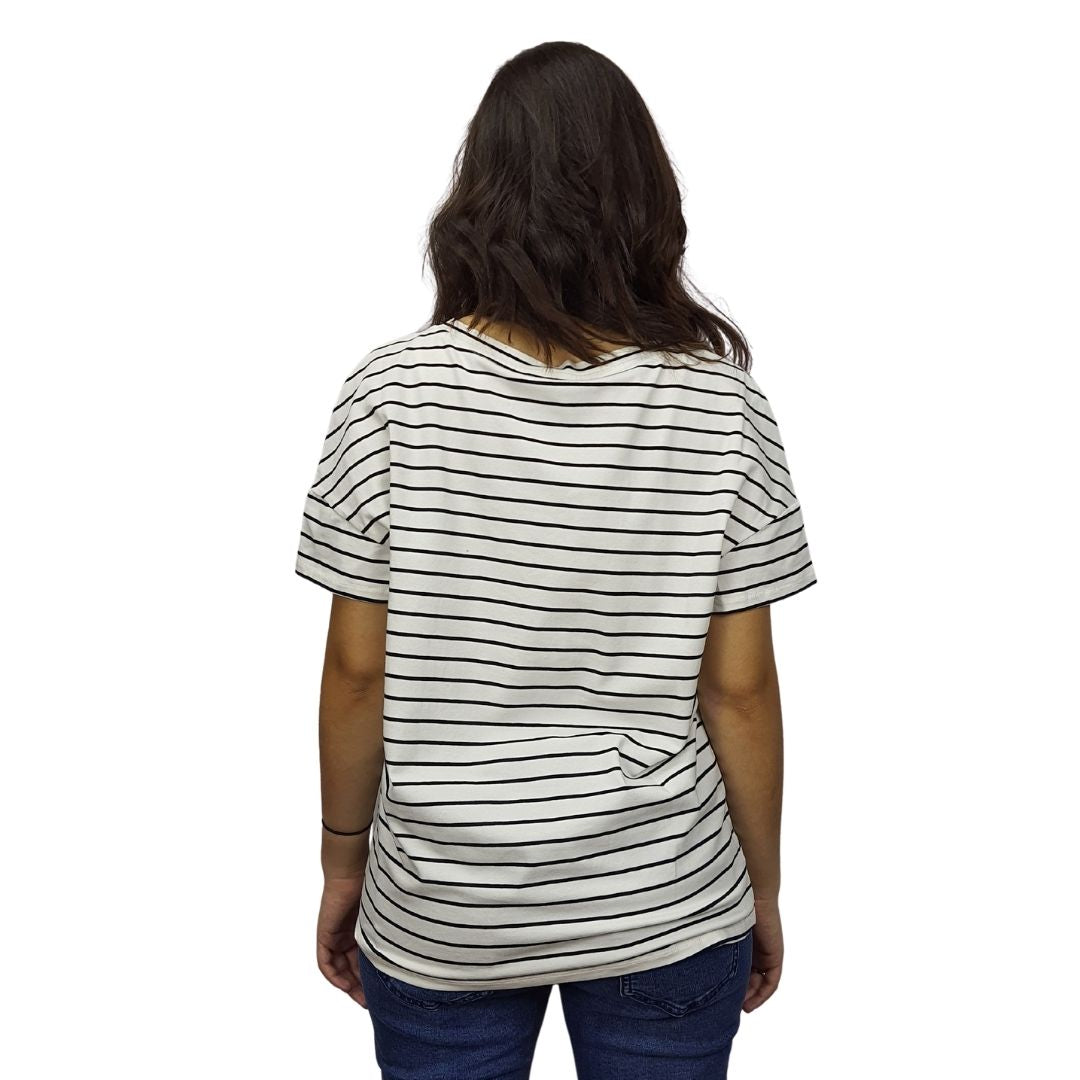 Polera Vero Moda Blanco Style JULIE S/S TOP(TP)