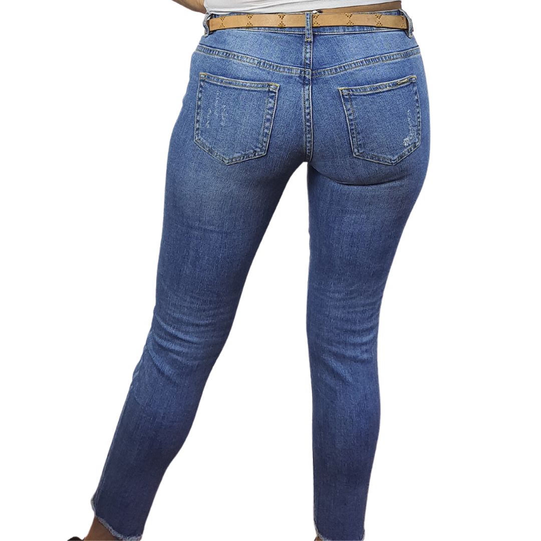 Jeans Vero Moda Azul Claro Style CREEPER 9/10 SLIM JEANS(RN)