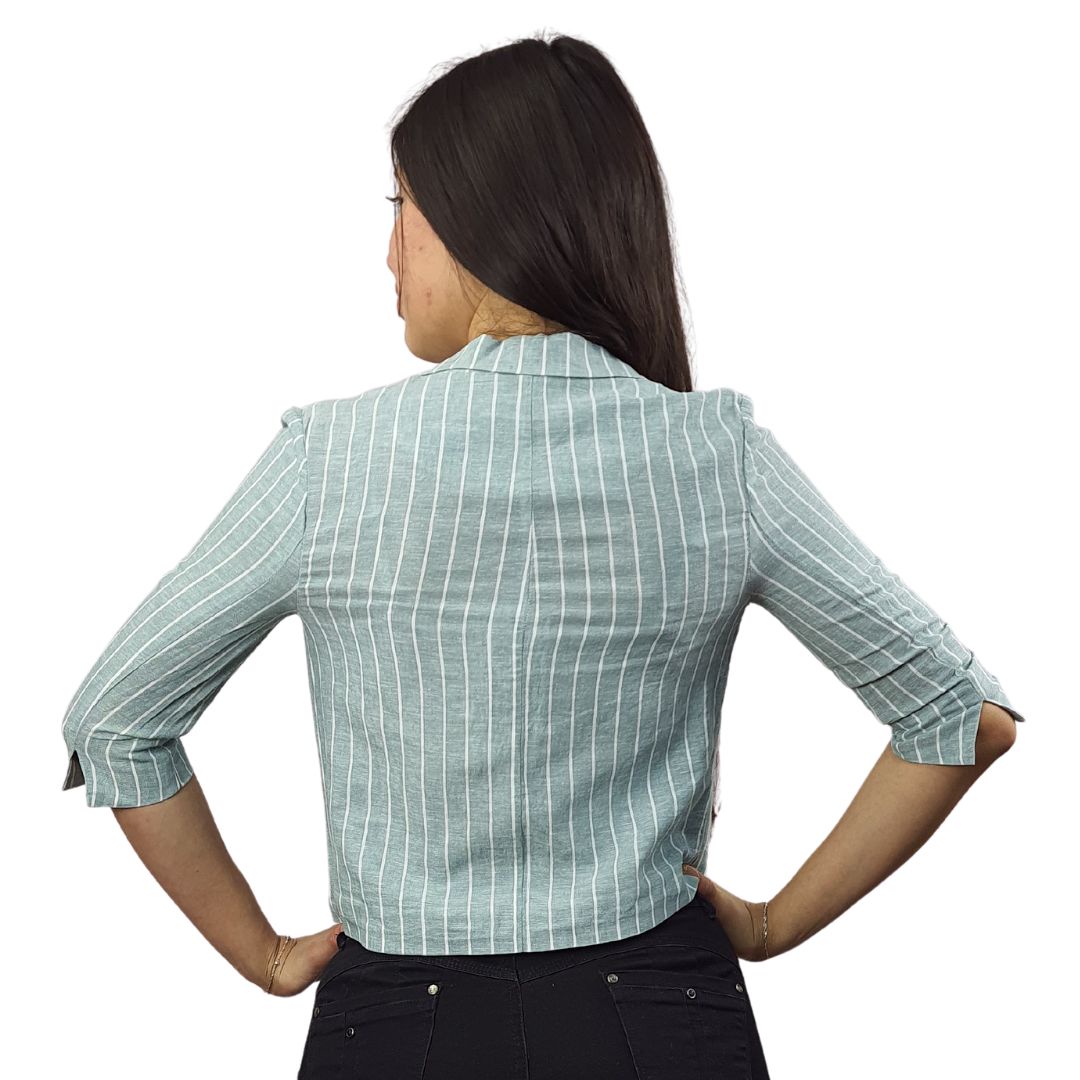 Blazer Vero Moda Verde Style FRANK 3/4 BLAZER(TP)