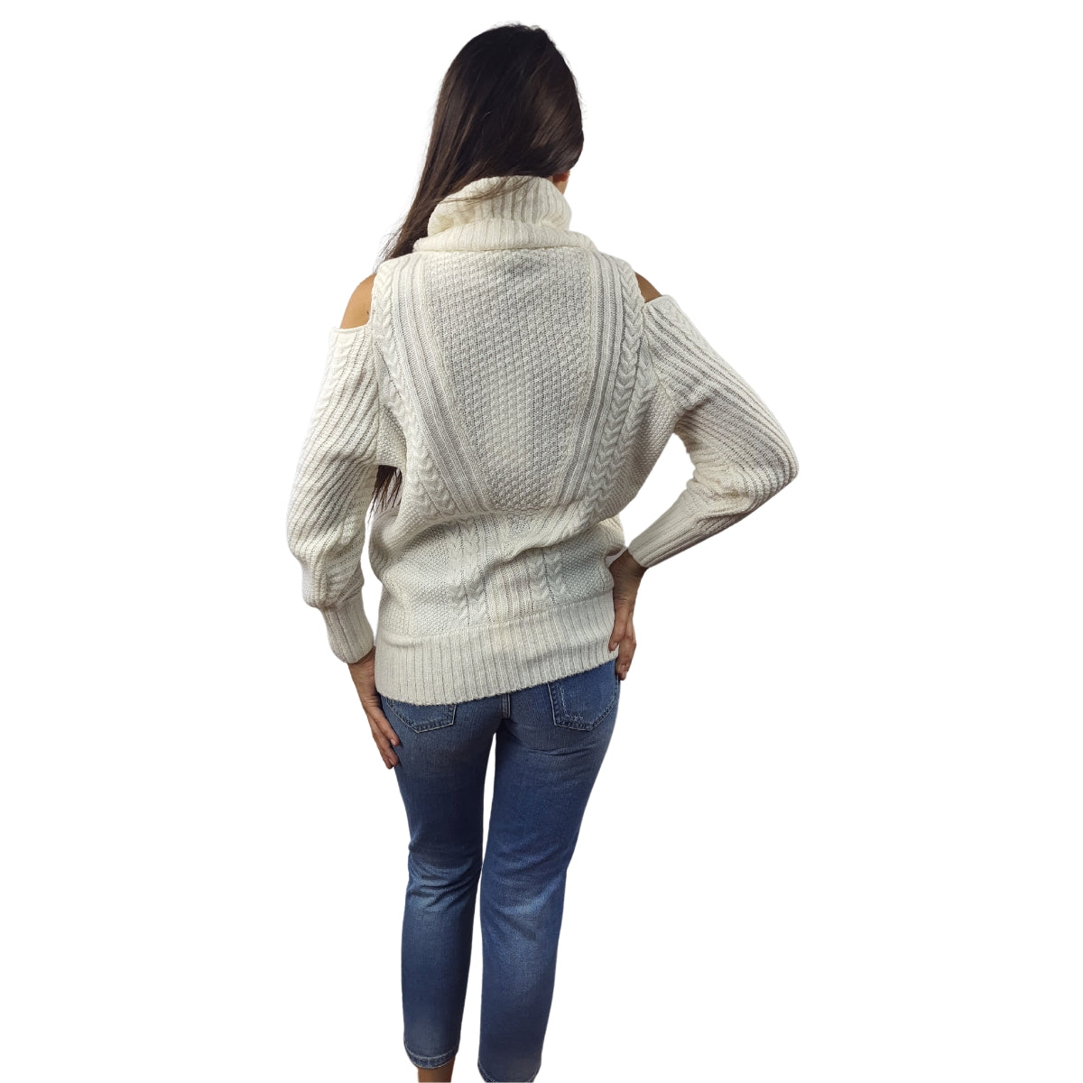 Sweater Vero Moda Blanco Style DREAM L/S KNIT(EL)RE