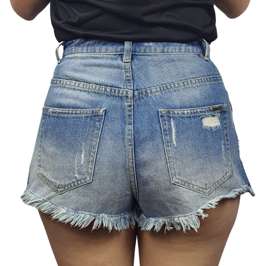 Short Vero Moda Azul Claro Style GLOST HW DENIM SHORTS(CR)