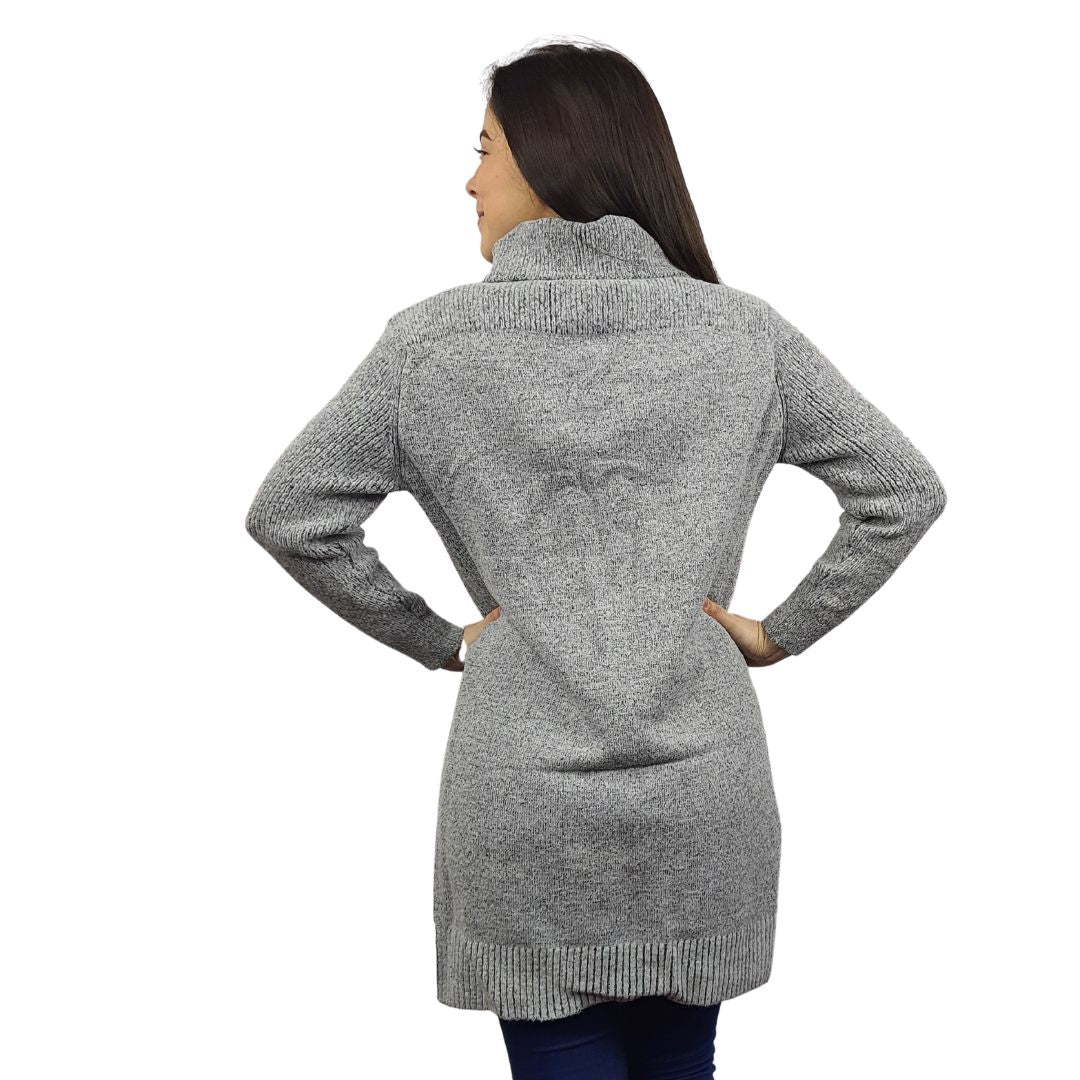 Sweater Vero Moda Gris Style CHOCOLATE L/S KNIT(UM)