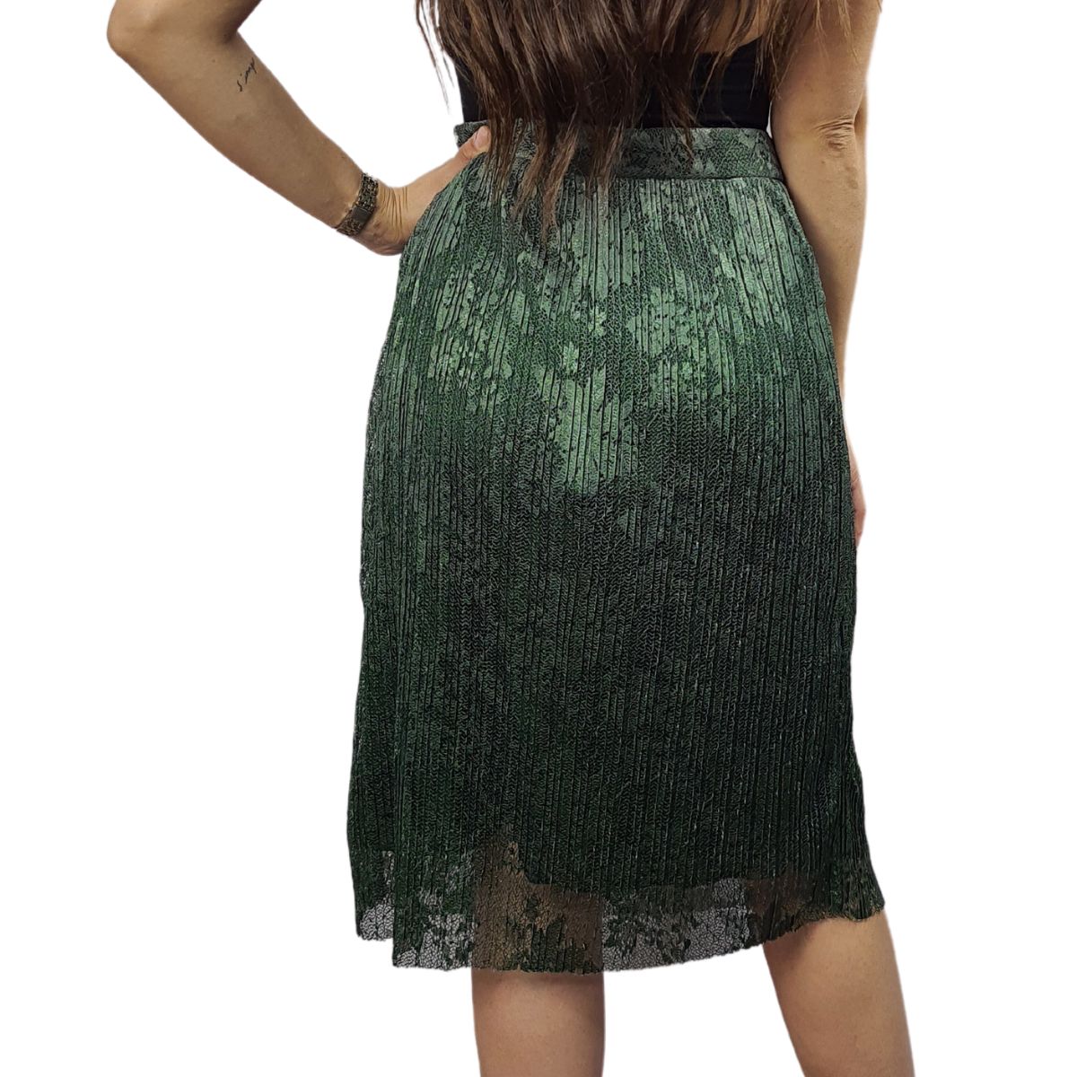 Falda Vero Moda Verde Style SHINE SKIRT(VMC-NN)