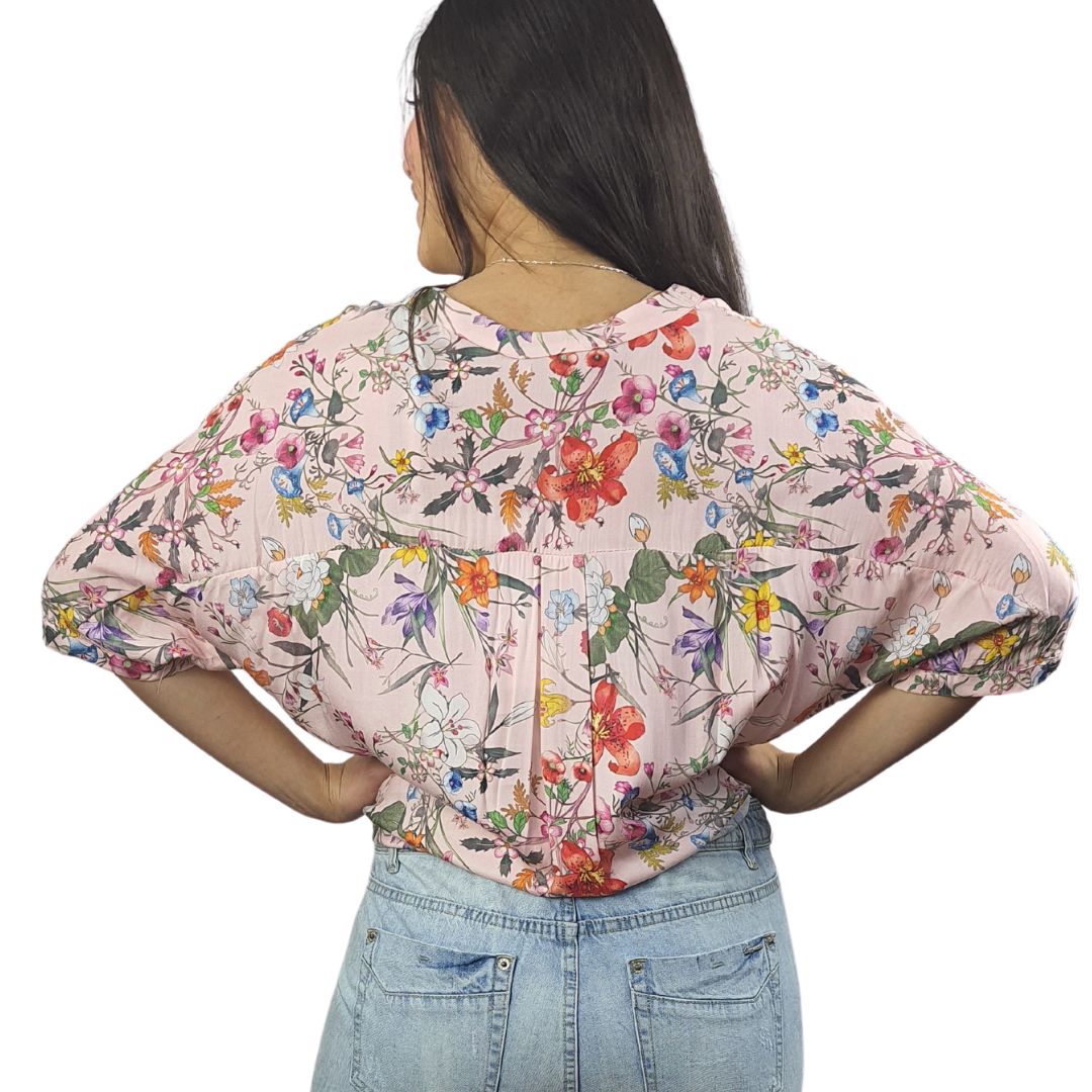 Blusa Vero Moda Rosado Style BENJAN 1/2 SHIRT(VMC-NN)