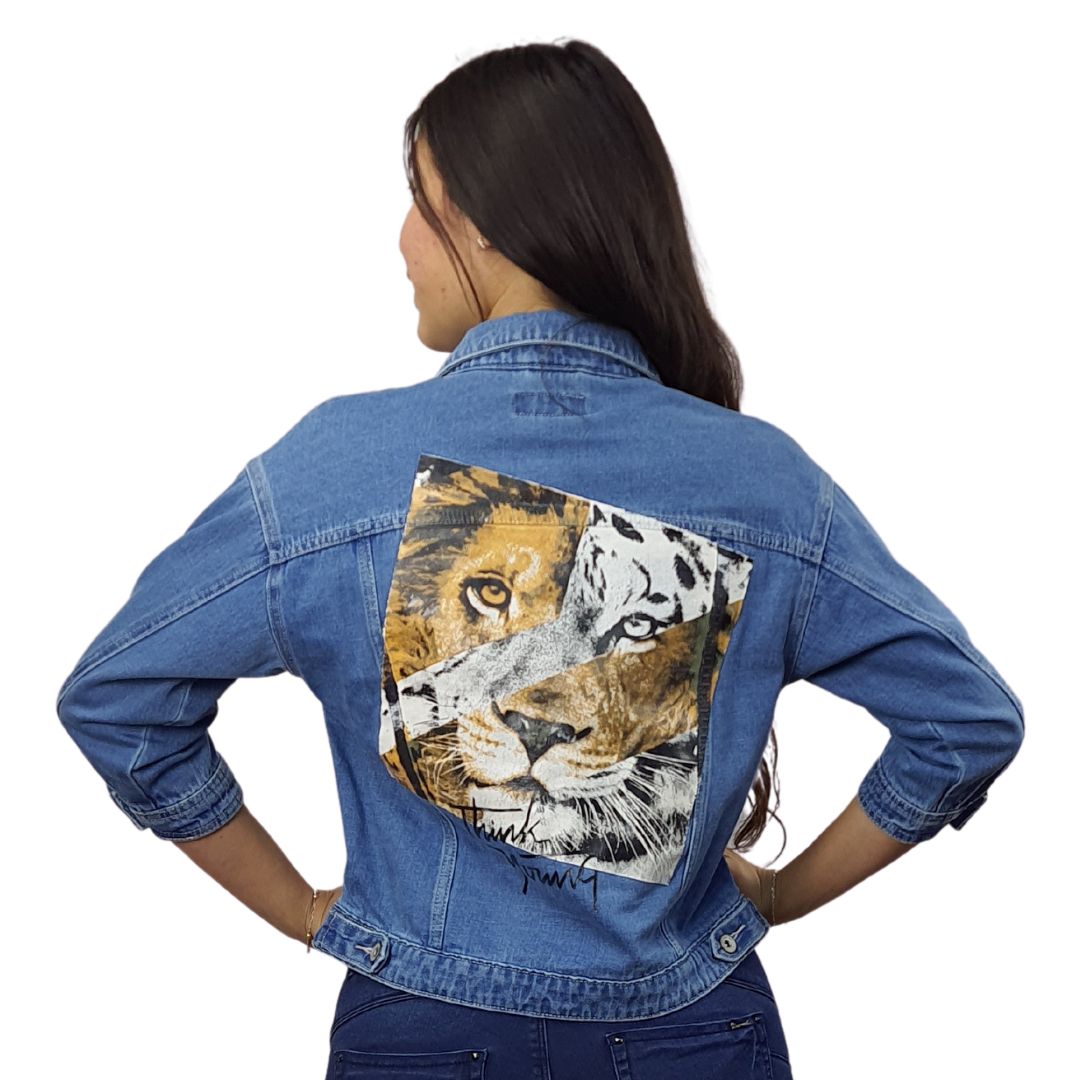 Chaqueta Vero Moda Azul Style SPROUT DONA 3/4 DENIM JKT(NL)