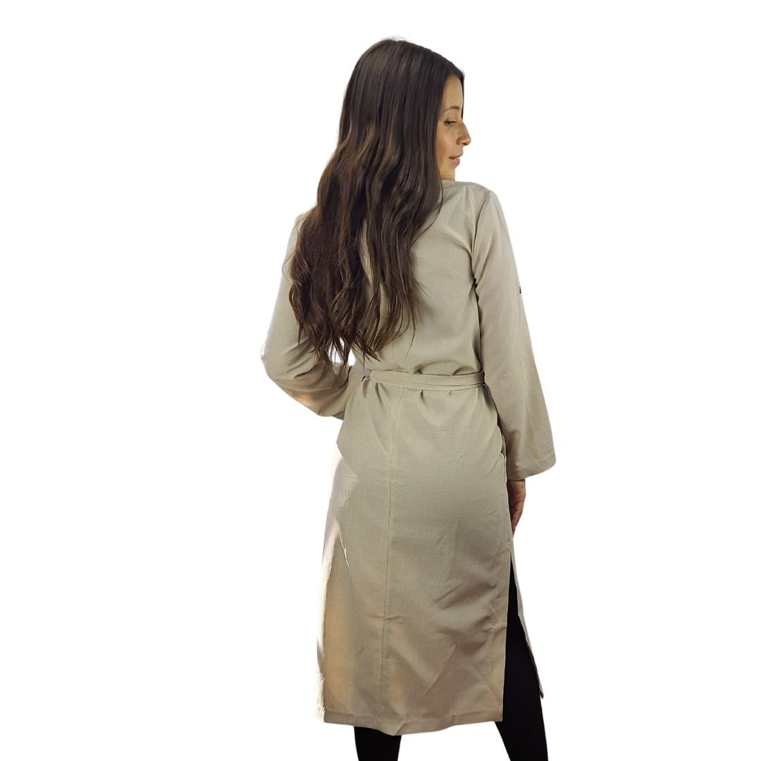 Blazer Vero Moda Beige Style VICKY L/S COAT(VMC-MM)