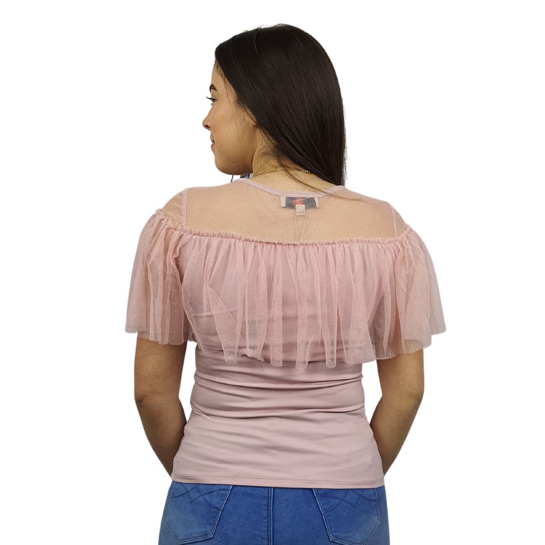 Blusa Vero Moda Rosa Vieja Style CHOICE SHY S/S TOP (NR)-OR
