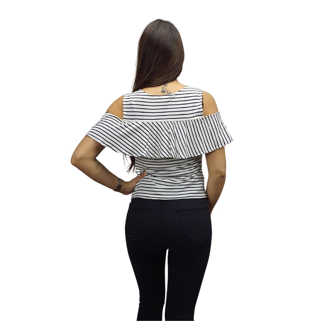 Top Vero Moda Blanco Style NELLY S/S TOP(SD)