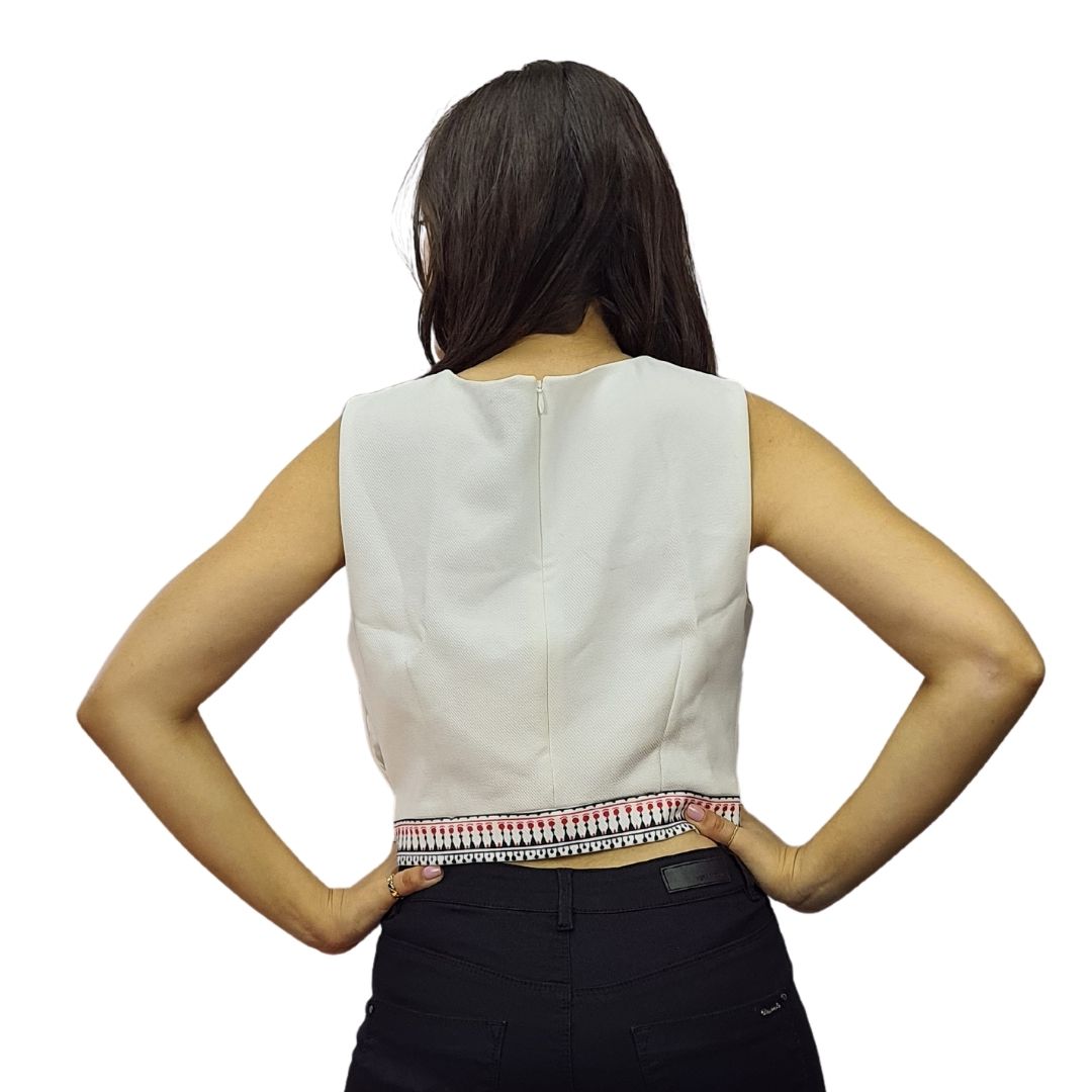 Top Vero moda Blanco Style CHERRY S/L TOP(HH)