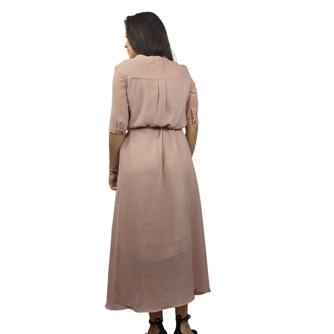 Vestido Vero Moda Rosa Vieja Style CAROL 1/2 SHIRT DRESS(VMC-HH)