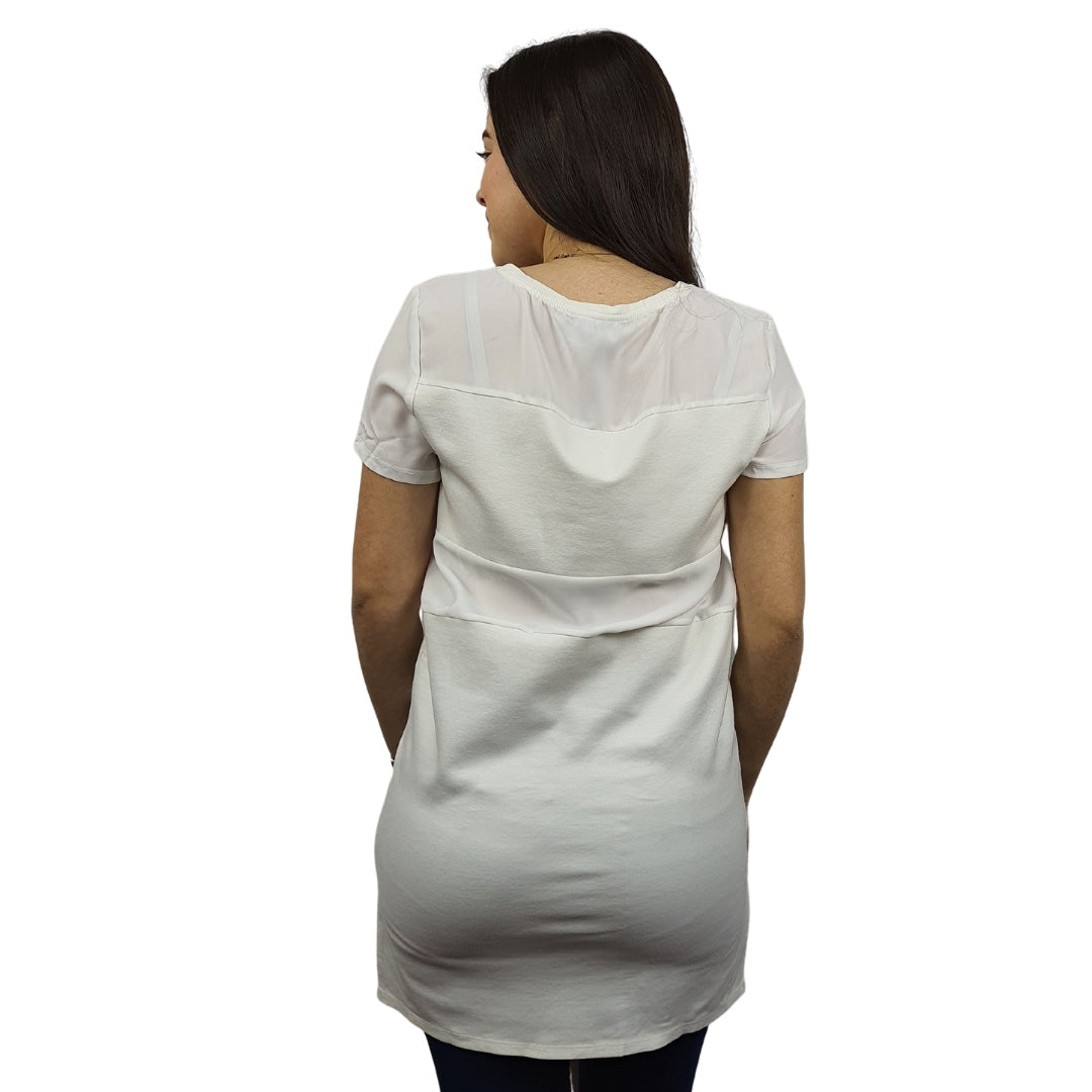 Polera Vero Moda Blanco Style CRYSTAL H S/S TOP(NE-CT-3)