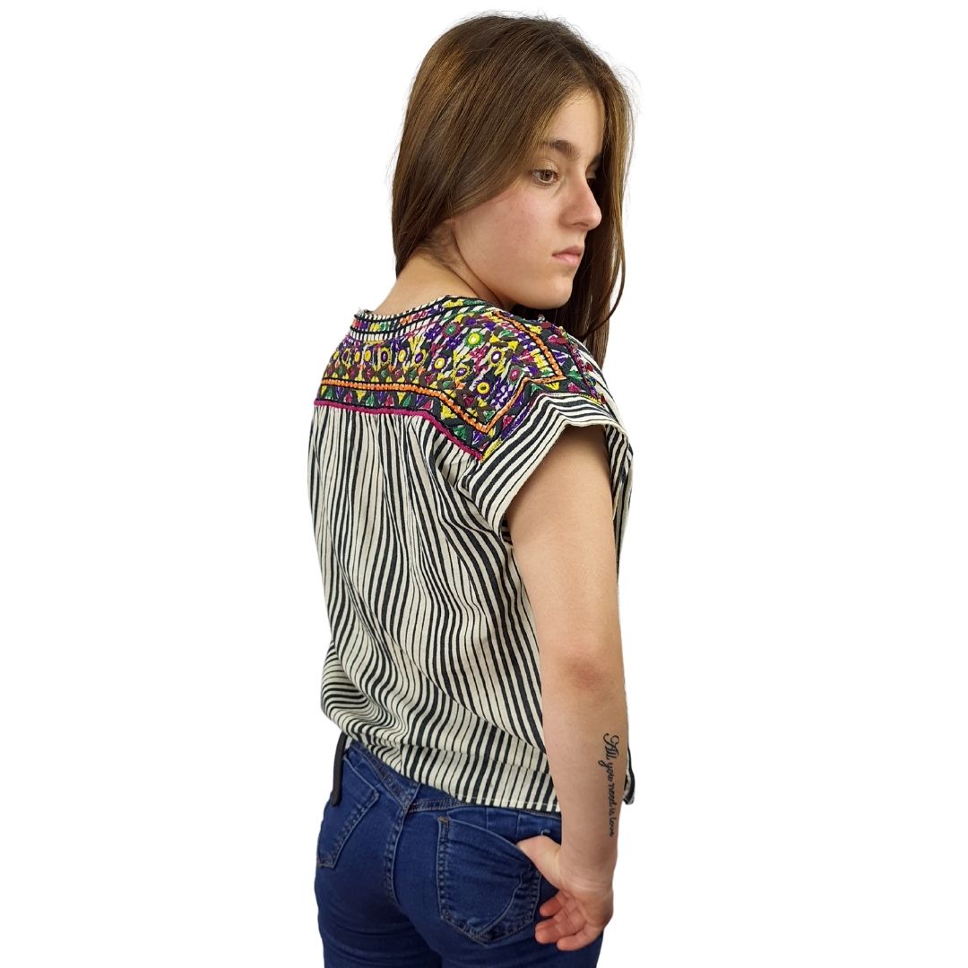 Blusa Rapsodia Meli Takina Negro