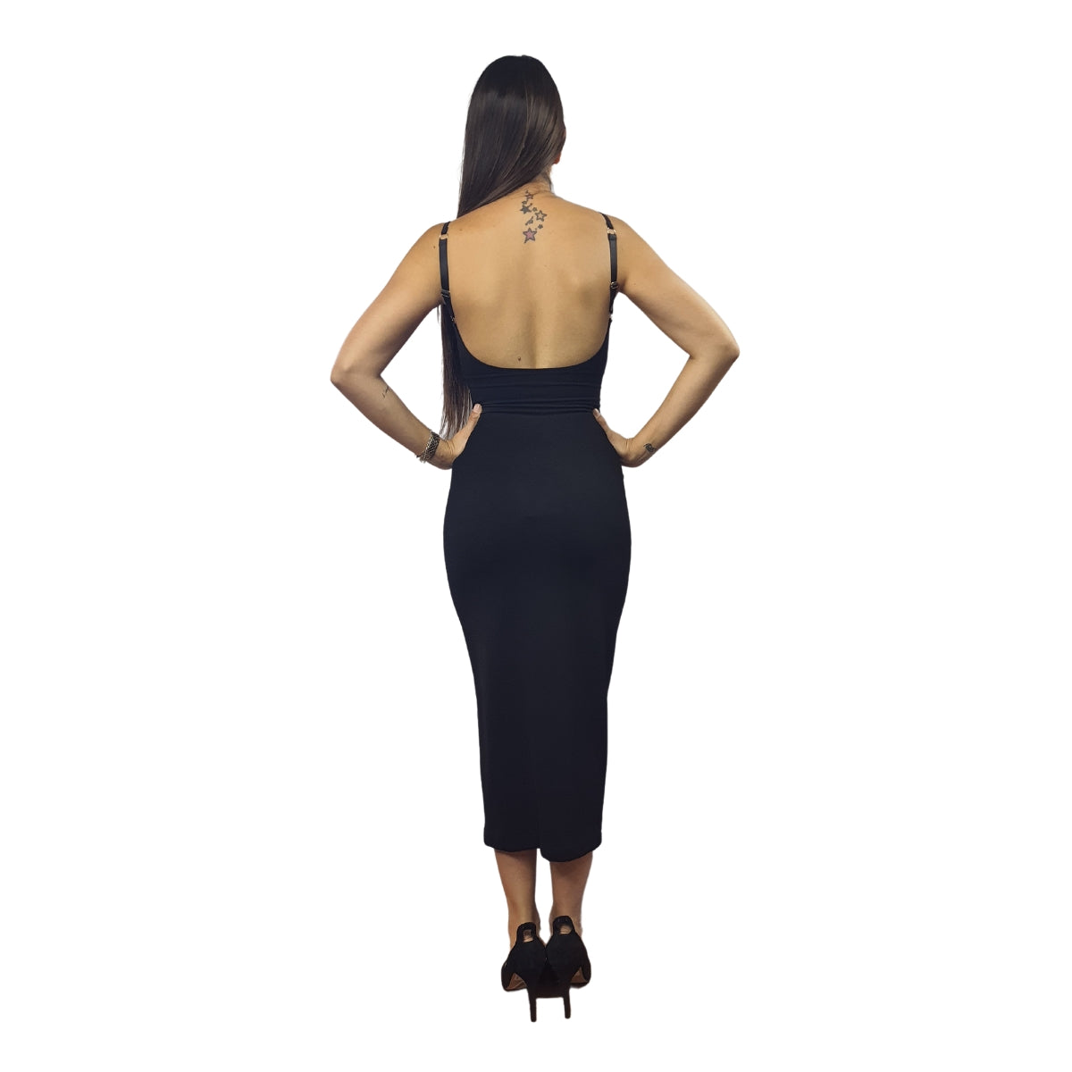 Falda Vero Moda Negro Style FREDA MIDI SKIRT(MW-ET-2)