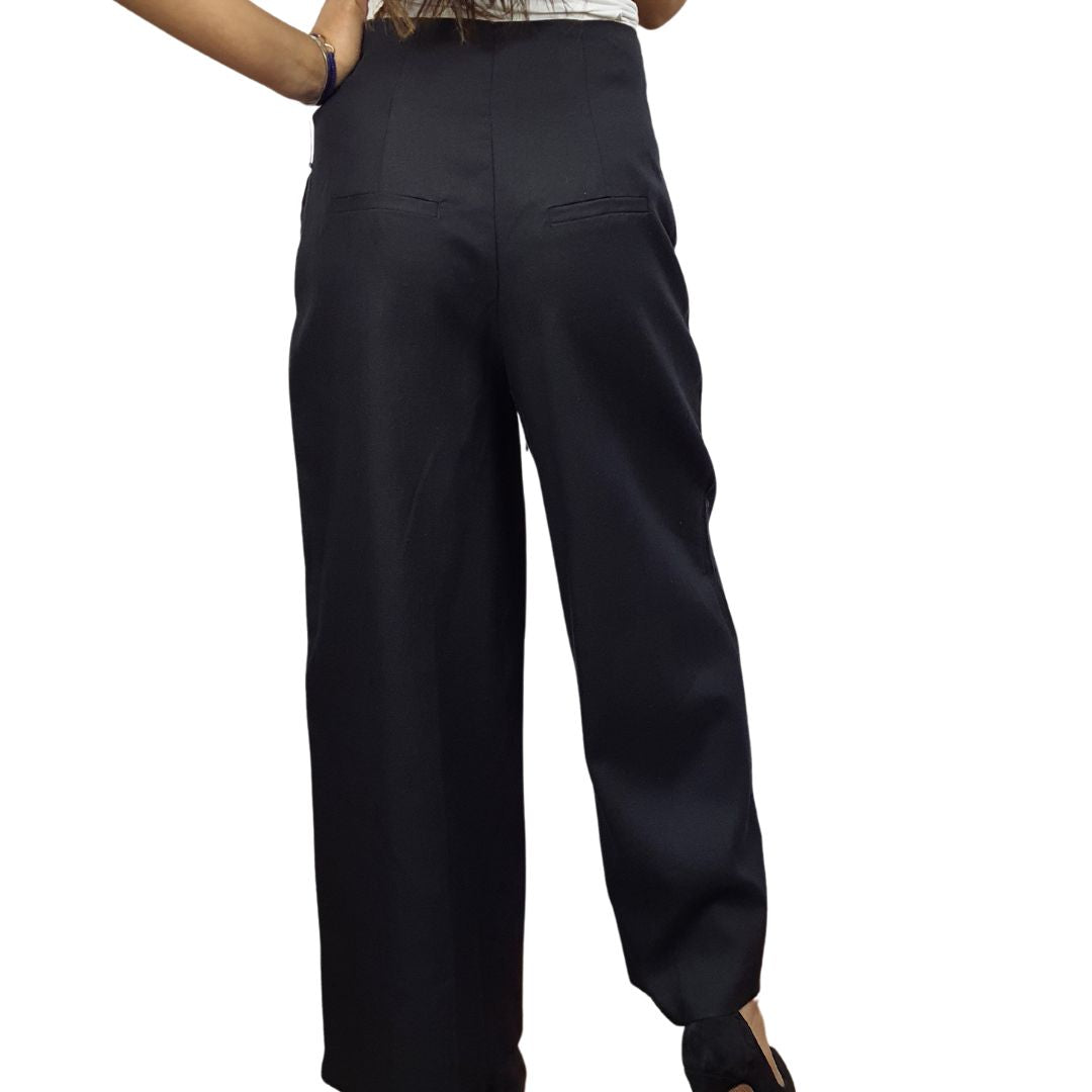 Pantalon Vero Moda Negro Style BREE KAREN 9/10 WIDE PANTS(NC)