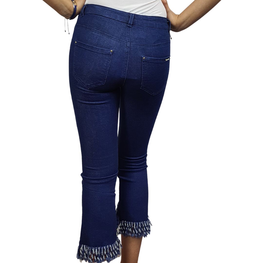 Jeans Vero Moda Azul Oscuro Style CLEANSER 7/8 MW SB JEANS(NN)