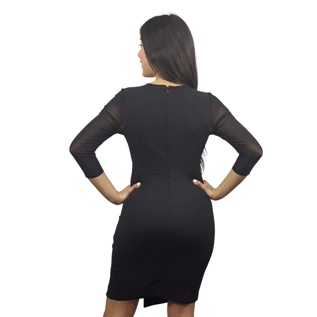 Vestido Vero Moda Negro Style SEXY 3/4 JERSEY DRESS(VMC-PM)