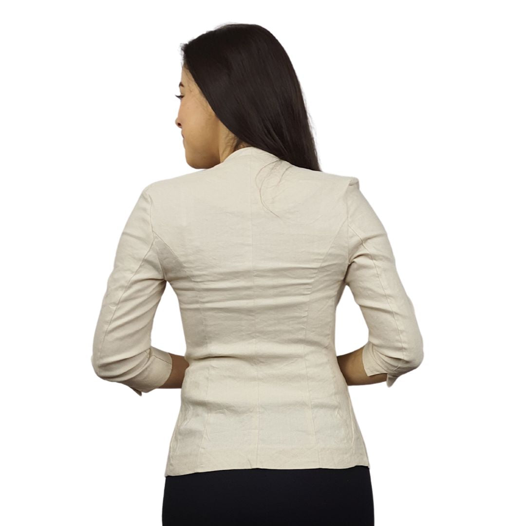 Blazer Vero Moda Beige Style ANGELA 3/4 BLAZER(VMC-HH)