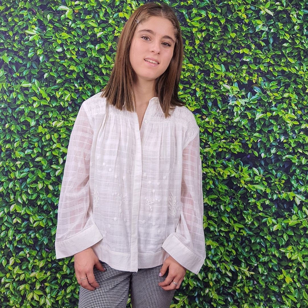 Blusa Rapsodia Kharita Blanco