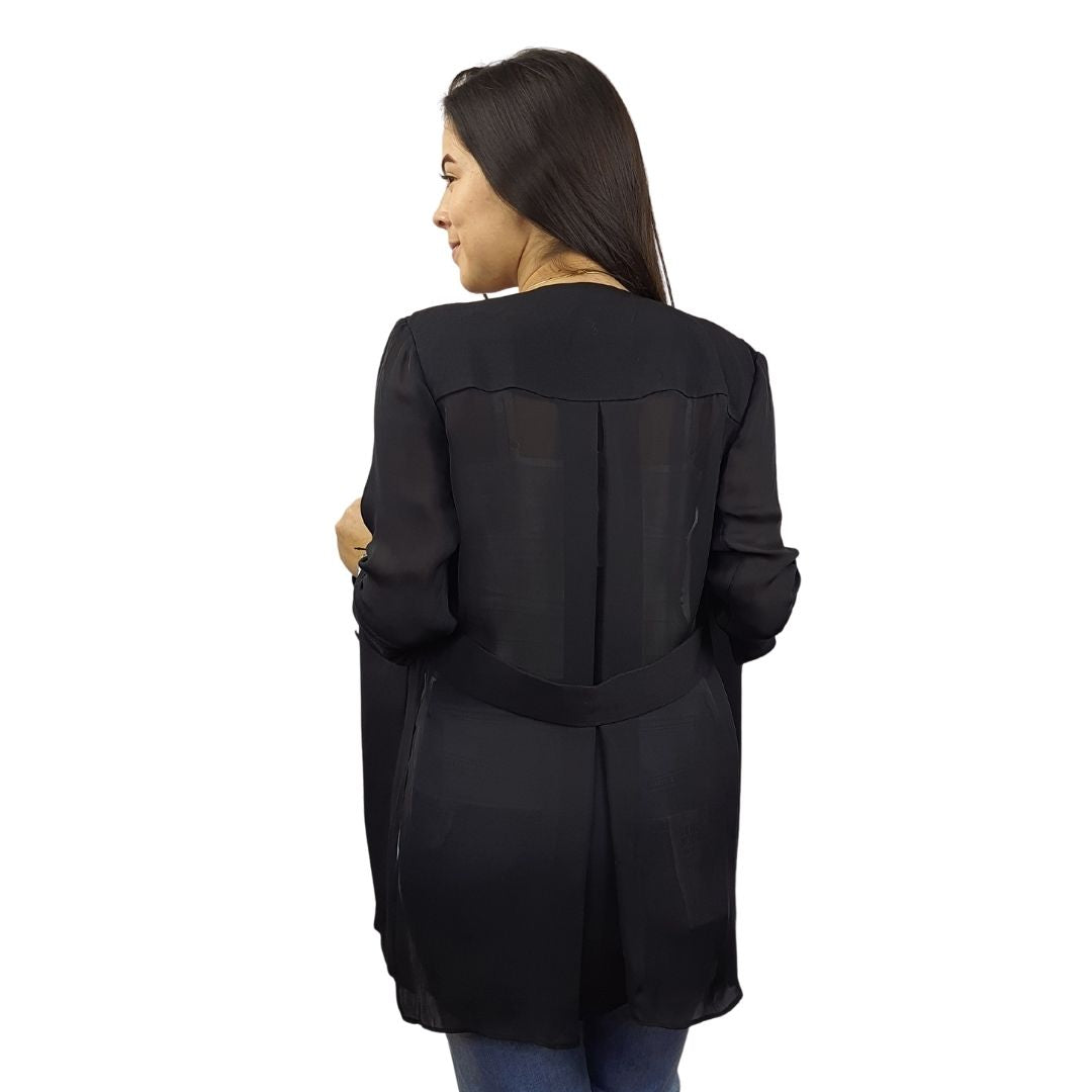 Blazer Vero Moda Negro Style PYTHON 3/4 BLAZER(VMC-MP)