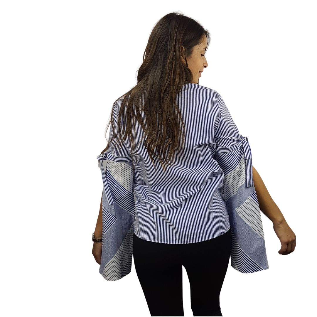 Camisa Vero moda Azul Style UNIVERSE L/S SHIRT(SL)