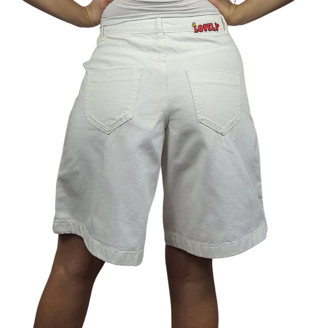 Short Vero Moda Blanco Style SOUTH 1/2 HW JEANS(TP)