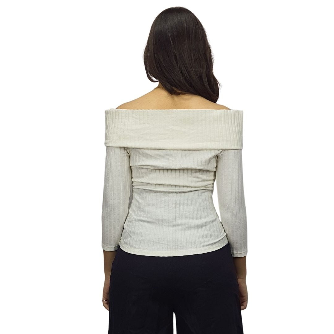 Sweater Veromoda Blanco Style BUDGET 3/4 TOP(PM-ET-2)