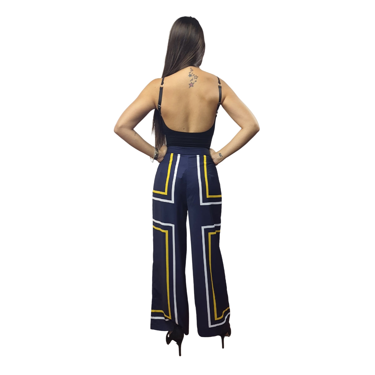 Pantalon Vero Moda Azul Style TURRET STRAIGHT PANTS(FL)