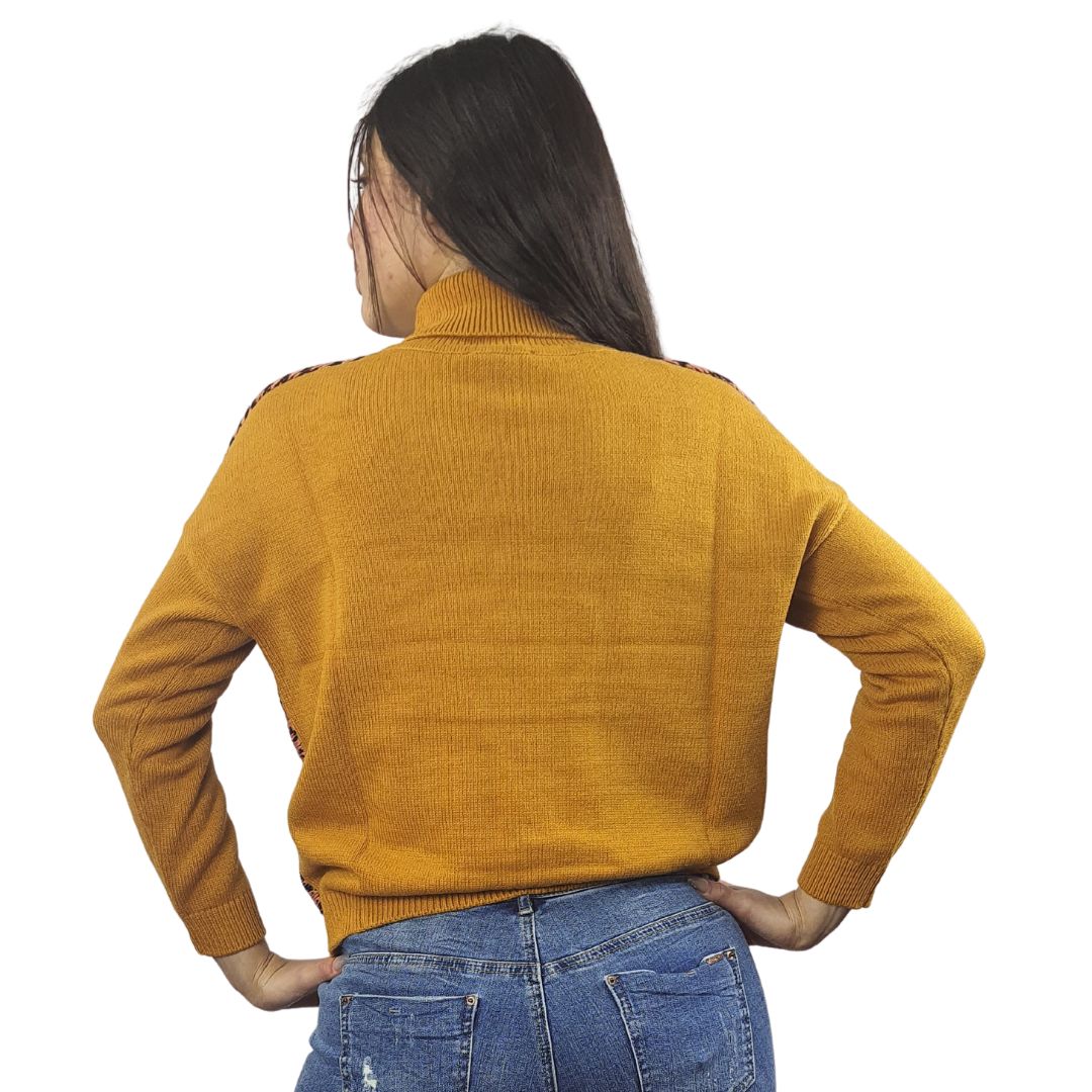 Sweater Vero Moda Marron Style BLUE L/S KNIT(BN)