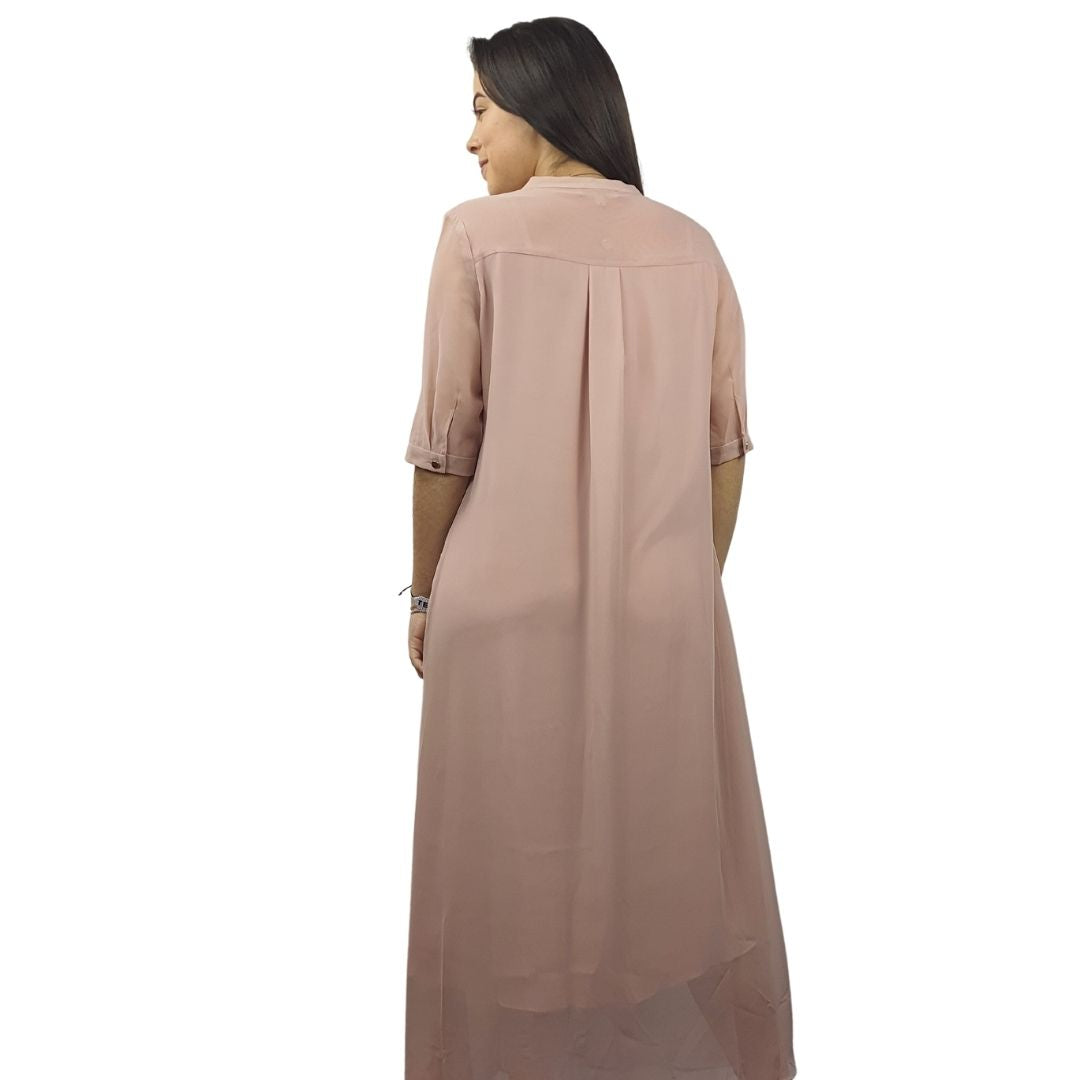 Vestido Vero Moda Rosa Vieja Style CAROL 1/2 SHIRT DRESS(VMC-HH)