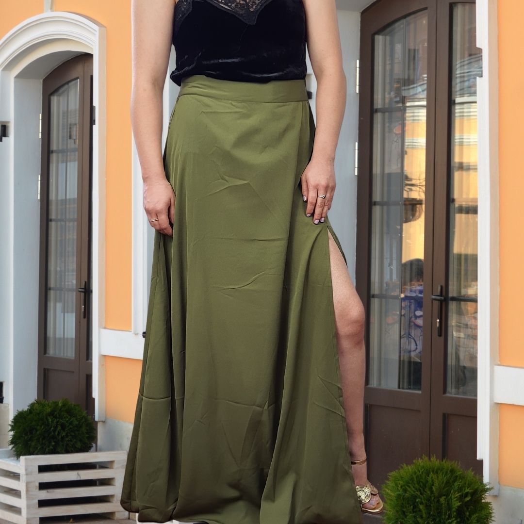 Falda Rapsodia New Minina Verde