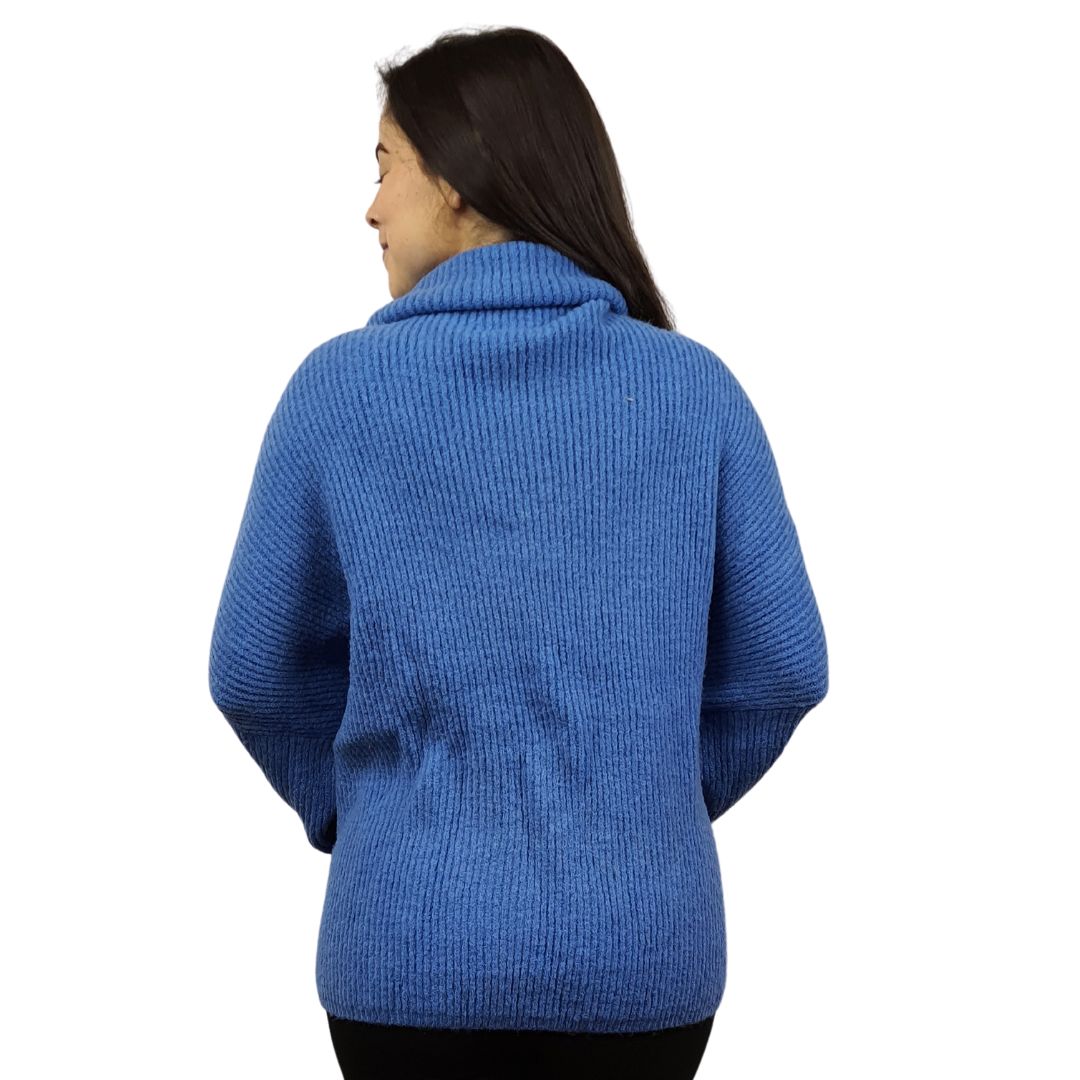 Sweater Vero Moda Azul Style SANDY L/S KNIT(VMC-UR)