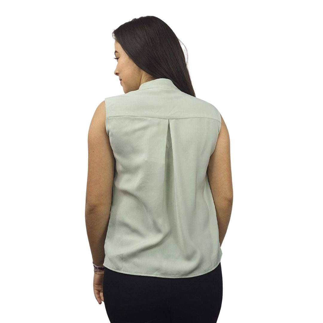 Blusa Vero Moda Verde Style ELAINE S/L SHIRT(VMC-TP)