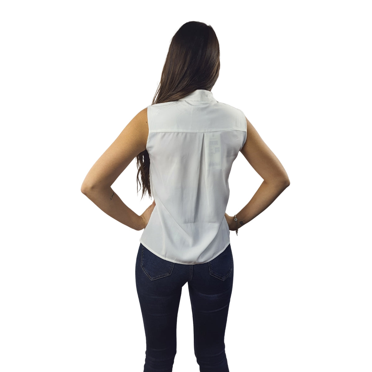 Blusa Vero Moda Blanco Style ELAINE S/L SHIRT(VMC-TP)