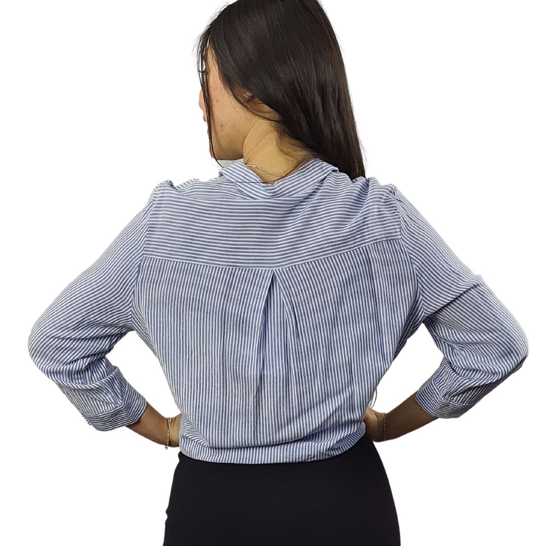 Blusa Vero Moda Azul Style JASSIE 3/4 SHIRT(NN)