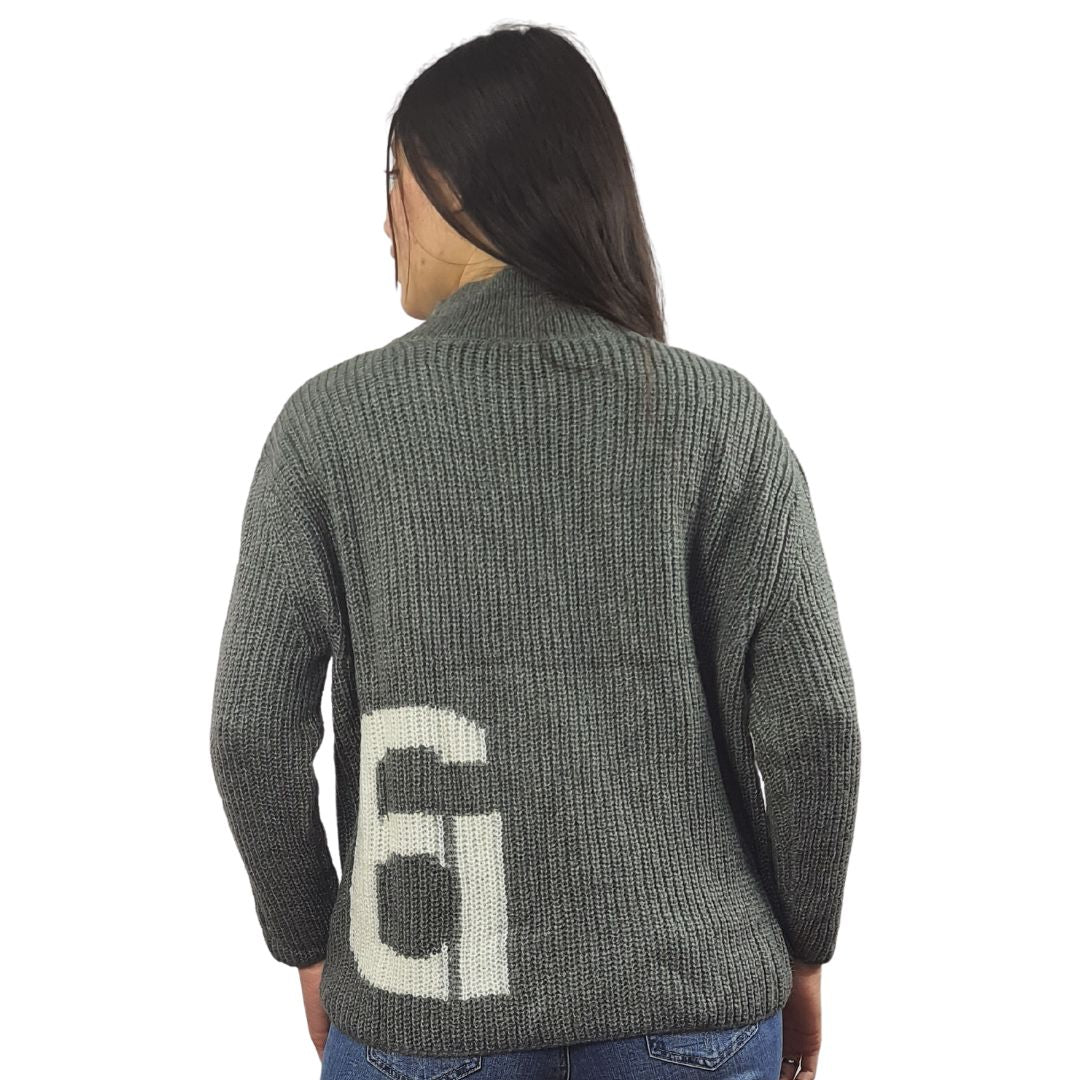 Sweater Vero Moda Gris Style SIMA L/S KNIT(MW-CT-2)