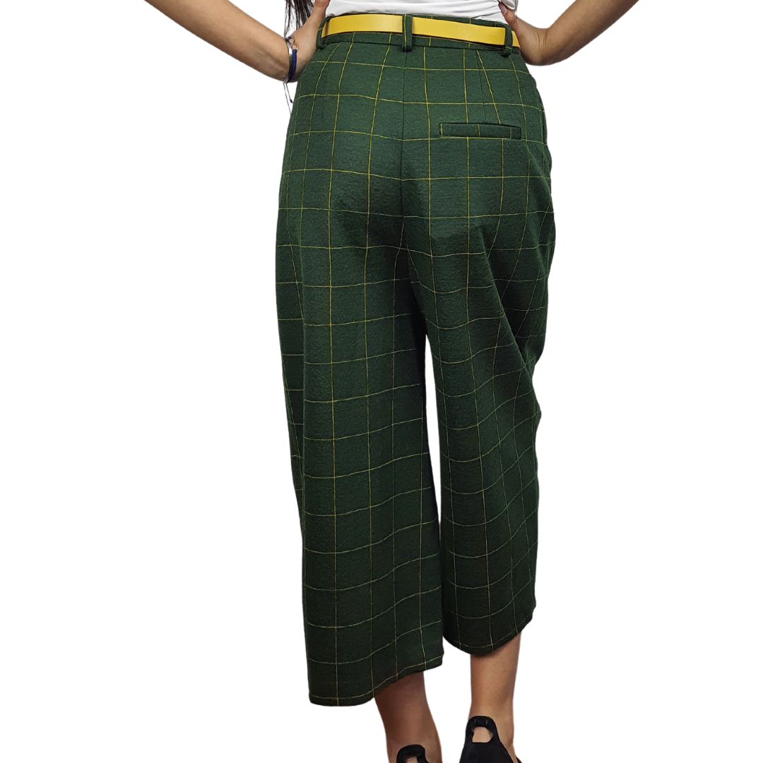 Pantalón Vero Moda Verde Style ALINA CULOTTE 7/8 PANTS(PM)