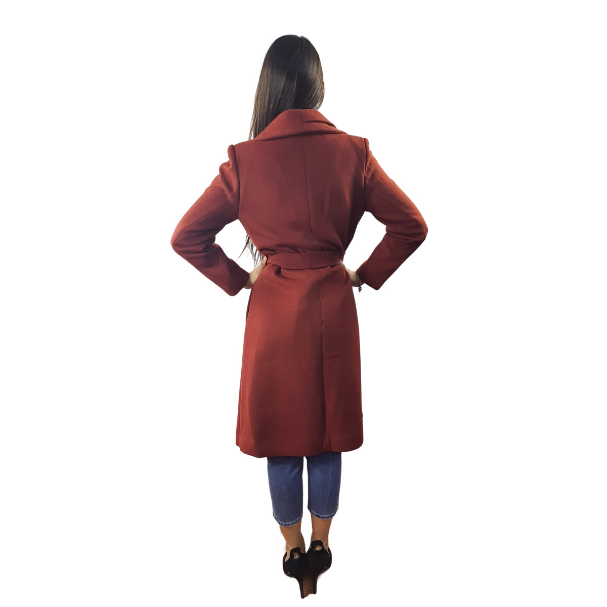 Blazer Vero Moda Marron Style CLASSIC L/S WOOL COAT(EL)