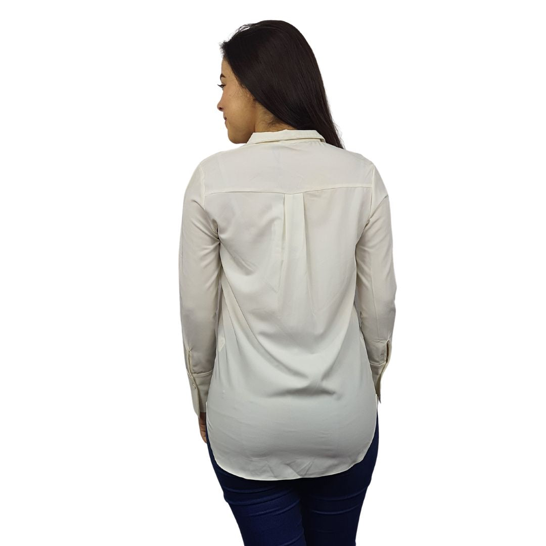 Blusa Vero Moda Blanco Style YODA L/S SHIRT(MW-EC-2)